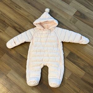 Soft Pink Quilted Kids Footie by [Brand]